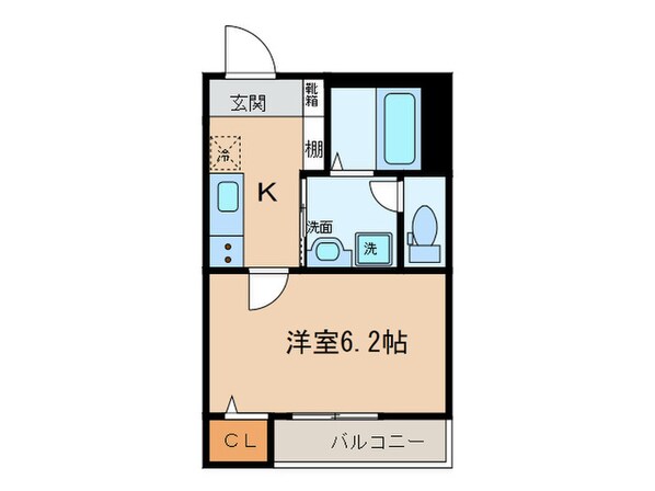 リブラス南荒子の物件間取画像